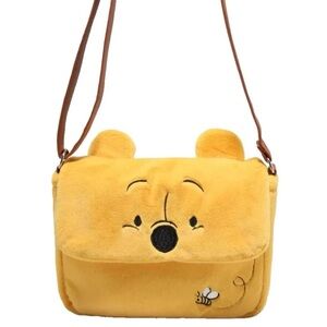 Disney Winnie the Pooh Plush Figural Crossbody Bag